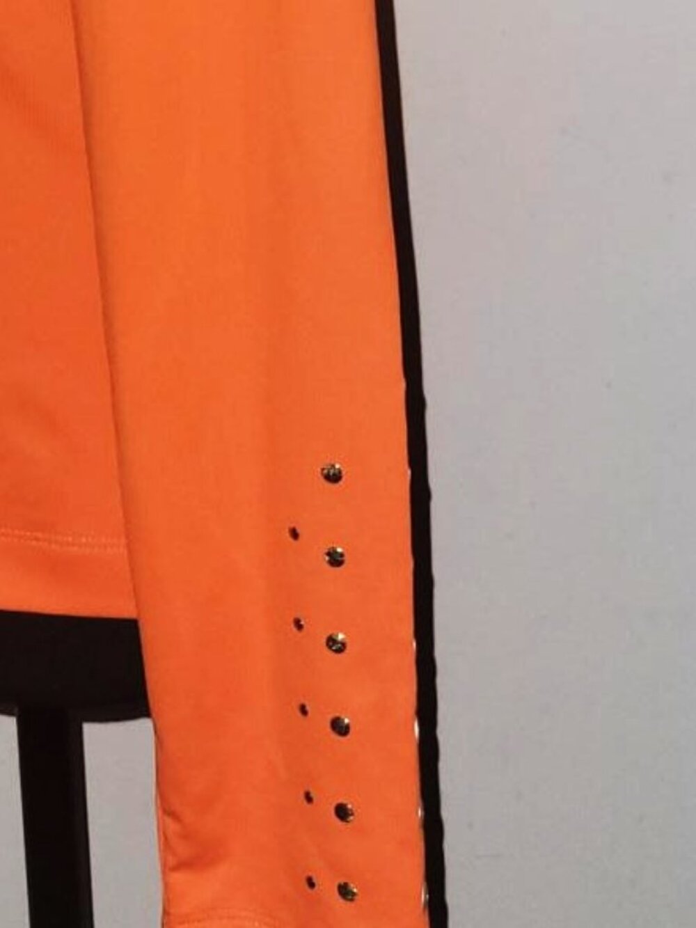 Tail Orange-Gold Studded Golf Shirt - S - Picture 4 of 4